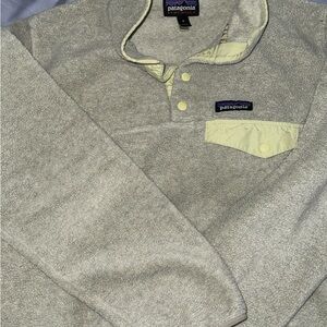 Patagonia Gray Fleece Pullover